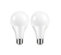 IOEDHW Confezione da 2/10 lampadine LED E27 in alluminio, lampadina E27 ad alta potenza 28W bianco caldo 3000K 2800LM, non dimmerabile, lampada a risparmio energetico a 360 ° per negozio garage magazz