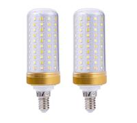 IOEDHW Confezione da 2 Lampadine LED a mais E14/E27 ad alta potenza da 40 W ad alta luminosità, 6000 K Bianco luce diurna 4000 lumen 200 W equivalenti a lampadine non dimmerabili, Lampada a LED a mais