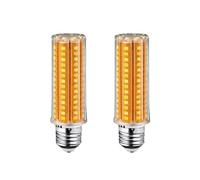 IOEDHW Confezione da 2 Lampadine LED E27 Tricolore Dimmerabile 12w 16w 20w 24w Super Luminosa E27 Lampada in Alluminio a Risparmio Energetico, AC 110V-220V Lampadina a Mais per Esterni Interni Garage