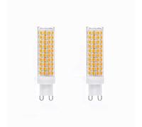 IOEDHW Confezione da 2 lampadine LED G9 in Ceramica a Mais, Lampadina LED a Risparmio energetico da 18 W Lampadina equivalente a 120 Watt, LED Bianco Luce Diurna 6000 K G9 Base bi-Pin 1800 LM