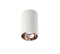 IOEDHW Faretto a soffitto a Cilindro a LED COB Faretto da Incasso a Montaggio Superficiale Faretto antiriflesso in Alluminio Bianco per Corridoio Esposizione della Illuminazione a soffitto Lampade
