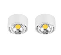 IOEDHW Faretto da soffitto per interni Faretto girevole orientabile a 360° in alluminio montato in superficie da soffitto creativo per cucina Negozi di abbigliamento da bagno Faretto da incasso Lampad