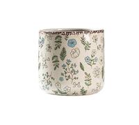 IOEDHW Vaso per Fiori in Ceramica retrò, Vaso per Fiori di Grosso Calibro con Foro di drenaggio, vasi per Piante Rotondi da 6,3 Pollici, Contenitore per fioriera Assorbente e Traspirante per piantare