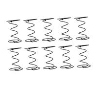 Ioensy 10 Pezzi Molla a Nastro per Poltrona Divano Sedia Set Riparazione Supporto Flessibile Metallo Facile Installazione Adatta a Mobili Fai da Te, 10 Cm