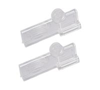 Ioensy 2 Pezzi Clip Sigillante per Latte Fermaglio per Succo Sigillo per Caffè Chiusura per con Rotazione Semplice Adatto per Frigorifero E Viaggi, Chiaro