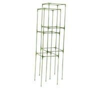 Ioensy 2 Pezzi Gabbia per Pomodori Quadrata Supporto Piante Griglia Trellis da Giardino Montaggio Rapido in Fibra di Vetro Resistente Adatta per Orto Serre T, 27 Cm X 27 Cm X 123