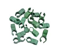 Ioensy 50 Pezzi Clip Connettori Graticcio Piante Giunzioni Sostegno Morsetti Regolabili Materiale Pp Resistenti Adatti a Orto Serra Giardinaggio, 11mm