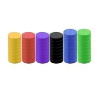 Ioensy 50 Pezzi Cloning Collars Inserts Spugne Schiuma Sostitutive Avvio Radici Supporti Riutilizzabili Adatte a Ortaggi Serre Giardini Interni, Colorato 4cmx1.9cm