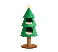 Ioensy Albero per Gatti di Natale, Decorazione Natalizia, Rifugio Accogliente E Carino per Gatti da Interno