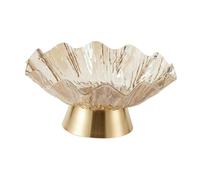 Ioensy Base Decorativa, Vassoio Portaoggetti, Supporto per Verdure con Fori di Drenaggio per L'ingresso Dell'acqua, Ambra