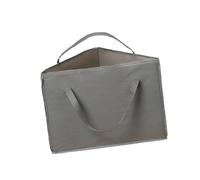 Ioensy Borsa Rigida per Appendere I Vestiti, Scatola Portaoggetti con Coperchio per Il Bucato, Triangolo Grigio