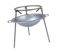 Ioensy Braciere Portatile per Campeggio, Ideale per Feste, Barbecue, Escursioni, Giardino O, 46 Cm X 35 Cm X 40
