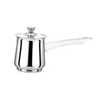 Ioensy Caffettiera con Manico per Servire Il Caffè, Mini Padella, Crogiolo in Acciaio Inox per Una Deliziosa Giornata in Campeggio, 1080 ml