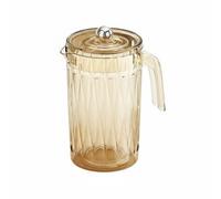 Ioensy Caraffa per Succhi con Grande Recipiente Filtro Incorporato E Versatilità di Utilizzo Raccomandata per Meeting Domestici Pranzi di Festa Cucina di Tutti i Giorni, Oro, Caraffa