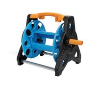Ioensy Carrello Avvolgitubo Ergonomico | Supporto Stabile in Metallo, Leggero, Attrezzatura, per Cortile, Arancio+, 40M