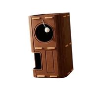 Ioensy Cuccia per Gatti, Tiragraffi per Gattini, Cabina Portatile AntiGraffio, Rifugio, Albero per Gatti Chiuso, Cuccia per Animali Domestici, 2 Livelli