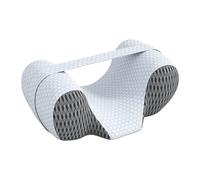 Ioensy Cuscino Antirughe Dormire Verticale Cuscino Anatomico in Memory Foam Supporto Cervicale con Rivestimento Rimovibile Adatto per Sonno Ufficio Viaggio, Style B