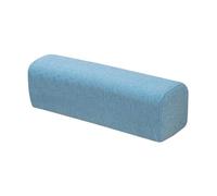 Ioensy Cuscino Bracciolo Rettangolare Cuscino Sostegno Braccio Divano Cuscino Imbottito per Supporto Gomito Federa Rimovibile Lavabile Adatto a Lettura, Blu