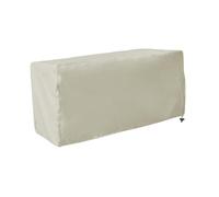 Ioensy Deck Box Cover Copri Contenitore Rettangolare Outdoor Oxford con Cordino Impermeabile E Resistente allo Strappo Adatta per Sedute da Giardino Bal, Beige, S