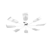 Ioensy Deflettore di Ventilazione Del Condizionatore, Accessorio per Parabrezza Dell'aria Condizionata, Deflettore Antivento, Ventola, Lama trasparente a 8 punte