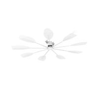 Ioensy Deflettore di Ventilazione Del Condizionatore, Accessorio per Parabrezza Dell'aria Condizionata, Deflettore Antivento, Ventola, Lama bianca a 9 punte