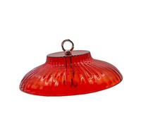 Ioensy Deflettore per Mangiatoia per Uccelli, Protezione Contro, Copertura Protettiva, Cupola, Resistente alle Intemperie, Resistente Ai, Rosso