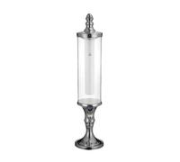 Ioensy Erogatore di Liquidi con Illuminazione Interna Colonna di Ghiaccio Centrale E Rubinetto Singolo per Conservare le Bevande Fredde Senza Diluirle Adatto, Array, Argento, 3L
