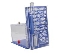 Ioensy Formicaio Trasparente Acrilico con Area Cibo Osservazione Vita Formiche Adatto per Bambini E Amanti Insetti, Blu