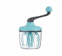 Ioensy Frusta Manuale Multi-testa Frullatore per Ingredienti Sbattitore Ergonomico in Materiale Resistente Utensile Cucina Che Riduce La Fatica Adatto per Casa Panetteria, Verde Acqua