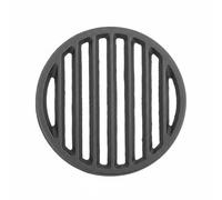 Ioensy Griglia per Stufa in Ghisa Adattabile Accessorio Cucina Supporto Pentole Superficie Resistente Funzione Cucina E Cottura Adatta per Casa Ristorante Esterni, 14cm