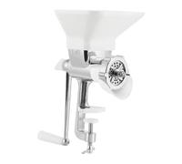 Ioensy Macchina Manuale per La Produzione di Mangime Secco per Uccelli con Morsetto Da Tavolo, Ideale per Fattorie, Officine E Giardini.