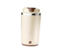 Ioensy Macchina per Il caffè Automescolante, Mixer Automatico, Ricaricabile Isolata per Frullati Proteici, Sostituti dei Pasti, Beige