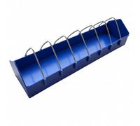 Ioensy Mangiatoia con Aste Divisorie in Metallo Rinforzata Mangiatoia Rettangolare in Plastica Salvaspazio per nti Degli Uccelli, Colombaia, Giardino, 40cm