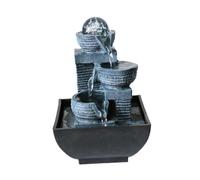 Ioensy Mini Fontana da Tavolo, Ornamento con Sfera Rotante E LED, Decorazione per La Casa, Regalo per L'inaugurazione della Casa, Soggiorno, Interni, CAS, Style a