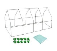 Ioensy Mini Serra Portatile Serra Piccola Serra da Giardino Casa Calda Protezione Piante Materiale PP Adatta per Crescita Fiori Orto Terrazzo Balcone, 80cmx200cm