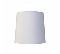 Ioensy Paralume in Tessuto Coprilampada Paralume Taper Schermo Lampada Sostituzione E27 in Tessuto E Metallo per Stile Contemporaneo Diametro Interno 4cm Adatto a Casa Hotel Sala Lettura, Bianco