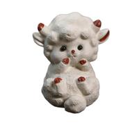 Ioensy Piccola Statuetta di Pecora per La Sala Da Tè, Menzogna