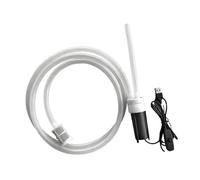 Ioensy Pompa a Sifone Elettrica USB Autoadescante, Pompa Dell'acqua con Connessione USB per Imbottigliamento di Birra, Impianti Domestici E Kombucha, tubo da 250 cm