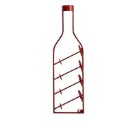 Ioensy Porta Bottiglie Portavini Scaffale a Muro Supporto Bottiglie Struttura Resistente in Ferro Adatto per Esposizione Decorativa Cucina Ristorante, color to 1