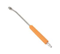 Ioensy Prolunga per Idropulitrice Asta Tubo Lancia Barra con Struttura E Manico Antiscivolo Più Innesti 1/4 per Controllo Stabile Adatta a Pulizia Dettagli Auto Terrazze, Arancione, 55 Cm