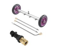 Ioensy Pulitore Sottoscocca Idropulitrice Spazzola Lavaggio Veicoli Adattatore Rapido 1/4 Pollici con Tre Prolunghe Materiale Resistente per Pulizia Sottosco