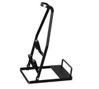 Ioensy Scaffale Portaoggetti Sottovuoto, Robusto E Stabile, in Metallo, per Camere D'albergo O Casa, Pieghevole Nero