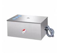 Ioensy Separatore di Grasso in Acciaio Inox Rettangolare Commerciale Separatore di Grasso con Coperchio Facile da Accedere per Ristoratori, Domestiche, Ispessito 60 30 30