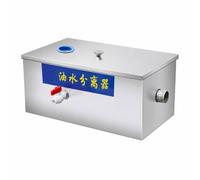 Ioensy Separatore Grasso e in Acciaio Inox Facile da Mantenere Separatore di Grasso con Valvola di Scarico Anteriore Compatto per Ristoratori, Stile B