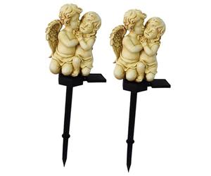 Ioensy Set di 2 Luci Giardino con per Esterni, Ideali per Decorare E Percorsi, Coppia Angelo