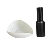 Ioensy Set di Tazze Da Caffè E Flacone Spray, Riduttore di Spruzzo, Vassoio in Ceramica, Bianco