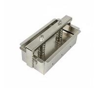 Ioensy Stampino Carne Formatore Acciaio Inox Resistente Pressa Regolabile Molla Efficiente Superficie Facile Pulizia Adatto a Preparazioni Gastronomiche E Domestiche, 1KG, Removable Bottom