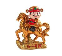 Ioensy Statuetta del della Ricchezza, Feng Shui, Ornamento da Tavolo, Statua, per La Decorazione Dell'Auto della Camera da Letto, d'oro