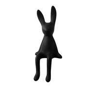 Ioensy Statuette in Ceramica Sedute, Creative, Leggere E Moderne, Ornamenti Da Tavolo, Statuette, Sculture di Animali per Mensole, Black L