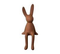 Ioensy Statuette in Ceramica Sedute, Creative, Leggere E Moderne, Ornamenti Da Tavolo, Statuette, Sculture di Animali per Mensole, Coffee Color L